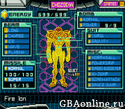 Metroid Zero Mission – Menu Hack